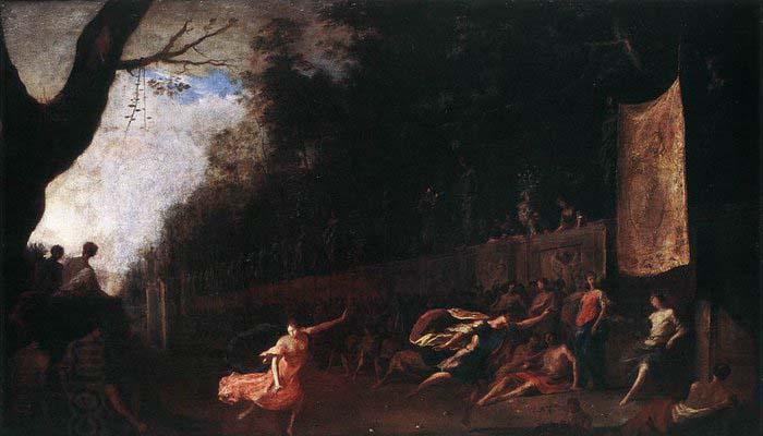 Johann Heinrich Schonfeldt Atalanta and Hippomenes China oil painting art
